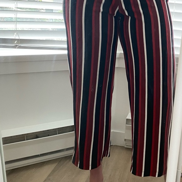 silence + noise Striped Gaucho Pants - Picture 3 of 3